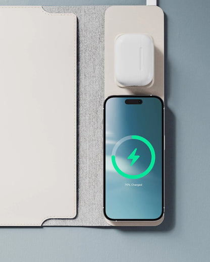 NEXXA Laptop Sleeve with Embedded Wireless Chargers