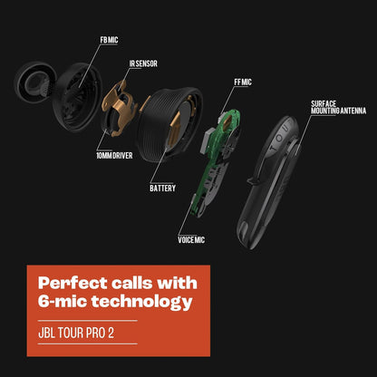 JBL Tour Pro 2 Headphones with Protective Case