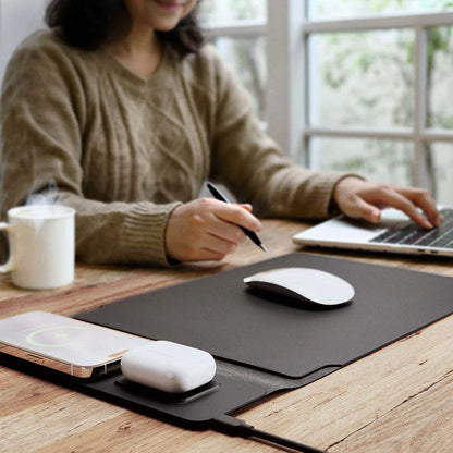 NEXXA Laptop Sleeve with Embedded Wireless Chargers