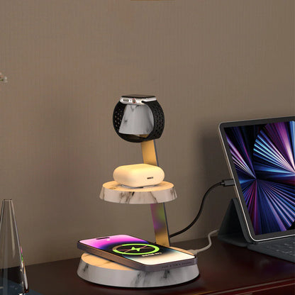5-in-1 Quick Charge Station Lamp